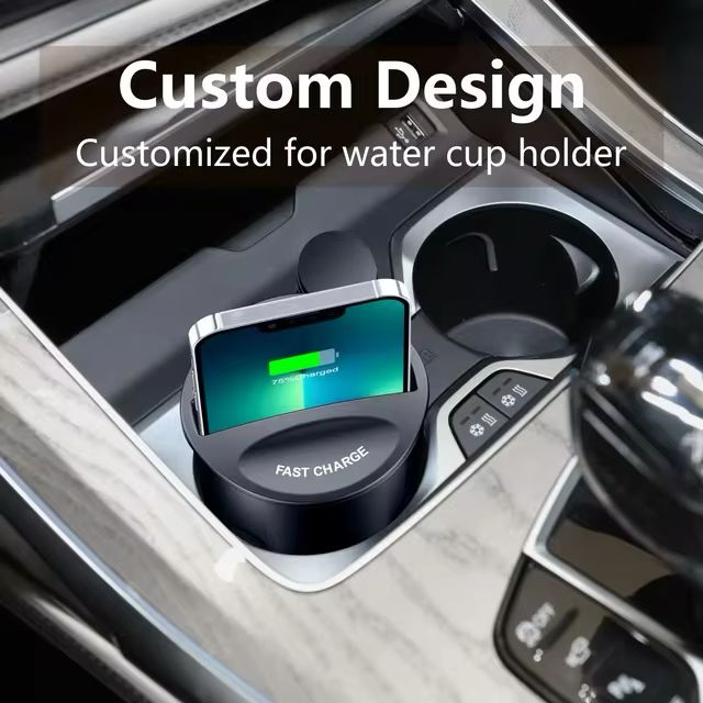 Wireless Cup Holder Car Phone Charger
