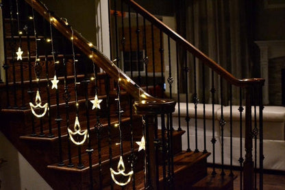 12 Diya 138 LED Curtain String Lights for Decoration