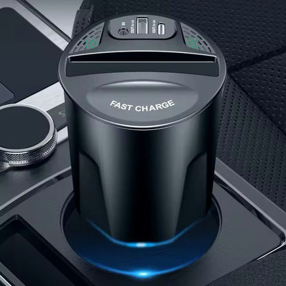 Wireless Cup Holder Car Phone Charger
